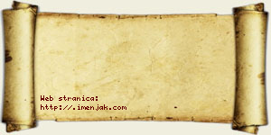 Janko Brošković vizit kartica